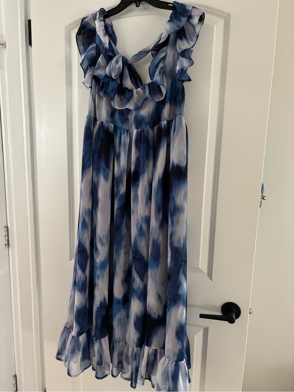 Banana Republic Smocked Ruffle Dress